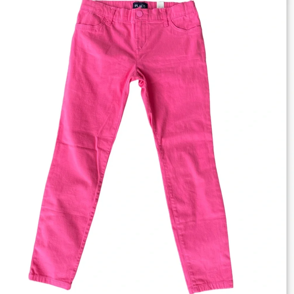 The Children’s Place pink girls pants adjustable waist size 10 NWT